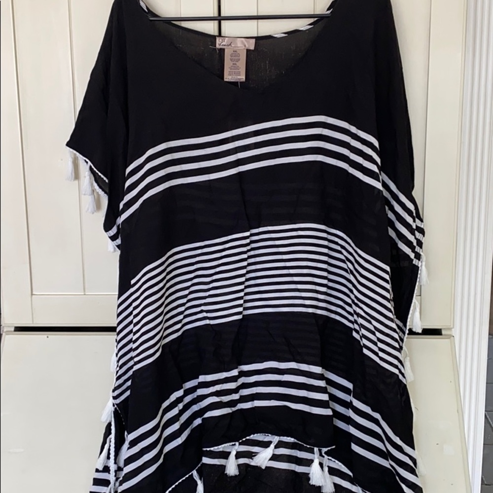 Tassel swimsuit cover NWT